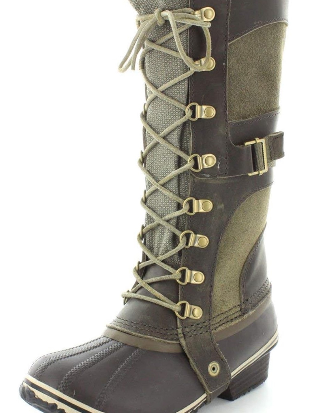 Sorel Conquest Carly Women’s Lace-Up Waterproof Tall Boot sz 8.5